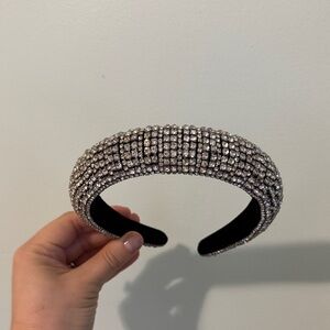 Elegant Silver Rhinestone Headband